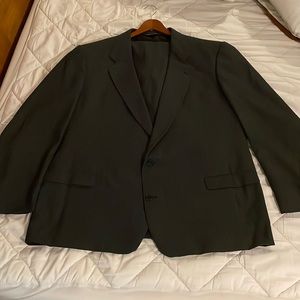 Pierre Cardin Charcoal Pinstripe Suit, sz 52L